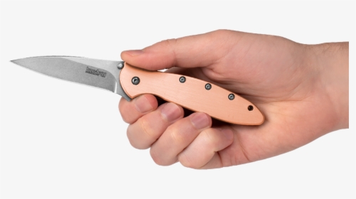 Kershaw 1660cu Leek Copper, Brushed Satin Finish - Utility Knife, HD Png Download, Transparent PNG