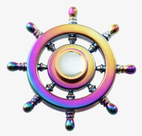 Rainbow Fidget Spinner Png Free Download - Rainbow Fidget Spinner Wheel, Transparent Png, Transparent PNG