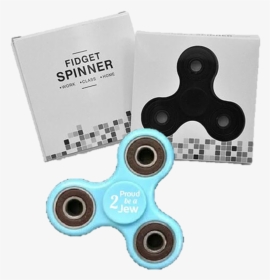 Proud 2 Be A Jew Fidget Hand Spinner Box Light Blue - Fidget Spinner, HD Png Download, Transparent PNG