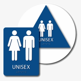 Unisex Restroom Sign Bundle, Blue - Bathroom Signs, HD Png Download, Transparent PNG