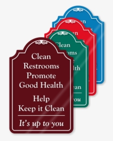 School Restroom Clipart Jpg Transparent Library Keep - Clean Rest Room Promote Good Health, HD Png Download, Transparent PNG