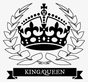 King Queen Monarchy - Keep Calm Crown Icon, HD Png Download, Transparent PNG
