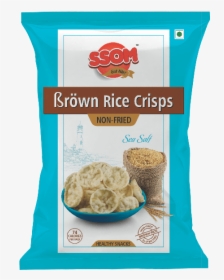 Baked Brown Rice Crisps Healthy And Diet Snacks - Ssom Brown Rice Crisps Mumbai Masala, HD Png Download, Transparent PNG