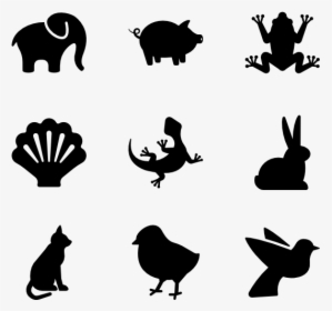 Silhouette Png Cute Animals, Transparent Png, Transparent PNG