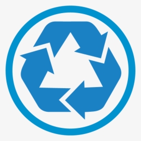 Recycleicon - Blue Recyclable Icon Png, Transparent Png, Transparent PNG