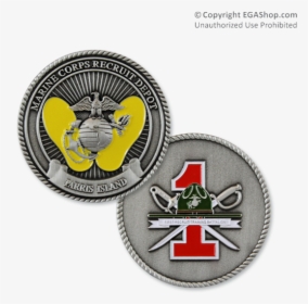 Pi Coin - Mcrd Parris Island 1st Battalion Alpha Company, HD Png Download, Transparent PNG