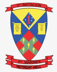 2 5 Battalion Insignia - 2nd Battalion 5th Marines, HD Png Download, Transparent PNG
