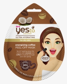 Yes To Coconut Energizing Coffee Peel-off Mask Single - Yes To Peel Off Mask, HD Png Download, Transparent PNG