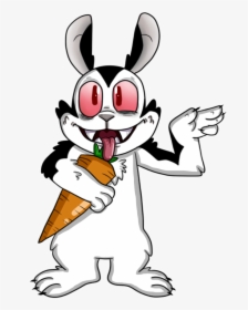 Mascot Drawing Rabbit - Cartoon, HD Png Download, Transparent PNG