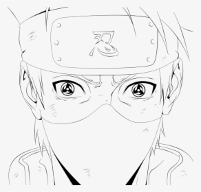 Sharingan No Kakashi Line By Xryuuzakii On Naruto Manga - Kakashi Hatake Color Page, HD Png Download, Transparent PNG