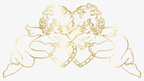 Transparent Angel Cliparts - Valentine's Day Coloring Pages, HD Png Download, Transparent PNG