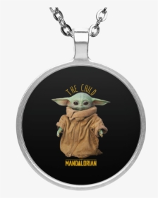 Baby Yoda The Mandalorian The Child Mug, Necklace - Transparent Baby Necklace, HD Png Download, Transparent PNG