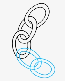 How To Draw Chain - Draw A Chain, HD Png Download, Transparent PNG