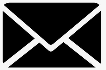 Envelope Clip Art Black And White Download - Black Envelope Icon Transparent Background, HD Png Download, Transparent PNG