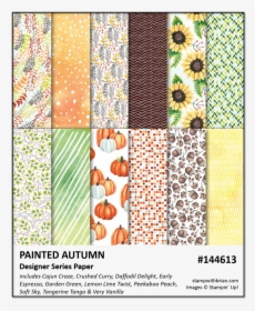 Painted Autumn, Stampin - Stampin Up Painted Autumn Dsp, HD Png Download, Transparent PNG