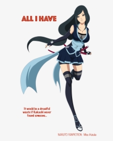Black Hair Naruto Oc Female, HD Png Download, Transparent PNG