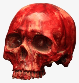 Bloody Resin Skul - Bloody Skull Png, Transparent Png, Transparent PNG