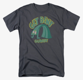 Get Bent Gumby T-shirt - Joan Jett Grey Shirt, HD Png Download, Transparent PNG