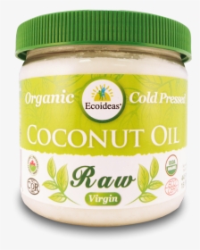 Ecoideas Raw Organic Coconut Oil - Spread, HD Png Download, Transparent PNG