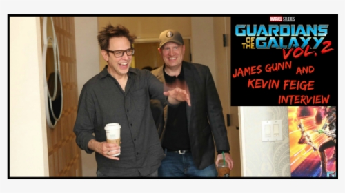 James Gunn And Kevin Feige Guardians Of The Galaxy - Led-backlit Lcd Display, HD Png Download, Transparent PNG