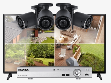 8-channel System With 4 Wireless Security Cameras And - Wireless Security Camera, HD Png Download, Transparent PNG