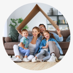 Happy Family Circle - Happy Family House, HD Png Download, Transparent PNG