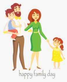 Transparent Family Day Cartoon Sharing Fun For Happy - Samimiyet Ile Ilgili Kolay, HD Png Download, Transparent PNG