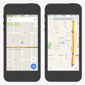 In-depth Design Comparison Of Apple Maps Vs - Google Maps Ux, HD Png Download, Transparent PNG