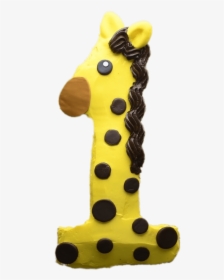 Giraffe Number 1 Cake - Giraffe Cake Number 1, HD Png Download, Transparent PNG