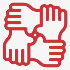 Handstogehter - Hands Held Together Icon, HD Png Download, Transparent PNG