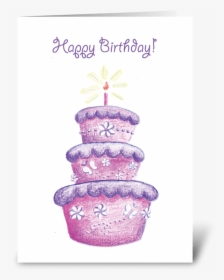 Birthday Poodle Le Cake Birthday Greeting Card Apartment 2 Cards A130 