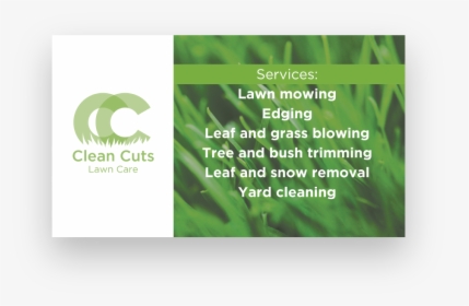 Clean Cuts Buscard Back Daniel Bonner - Grass, HD Png Download, Transparent PNG