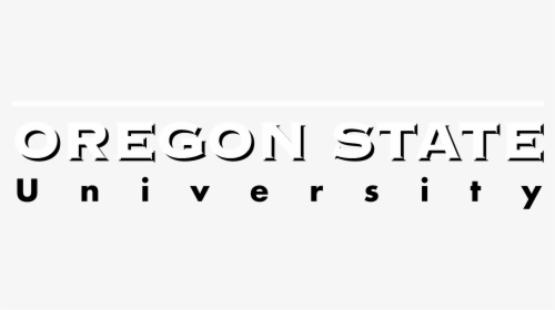 Oregon State University Logo Black And White - Calligraphy, HD Png Download, Transparent PNG