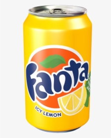 Fanta Png - Lemon Fanta Can, Transparent Png, Transparent PNG
