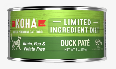Koha Grain & Potato Free Limited Ingredient Diet Duck - Caffeinated Drink, HD Png Download, Transparent PNG