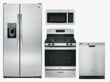 Ge Stainless Steel Gas Appliance Package, HD Png Download, Transparent PNG