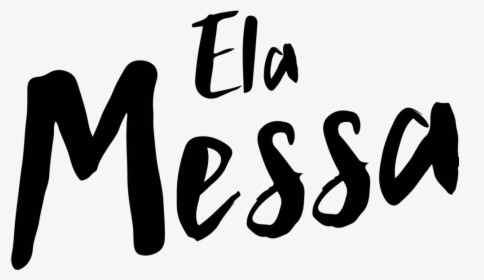Ela Messa Logo Black - Calligraphy, HD Png Download, Transparent PNG