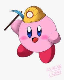 Miner Kirby - Cartoon, HD Png Download, Transparent PNG