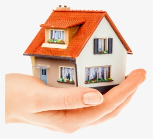 Hand Holding A House - House On Hand Png, Transparent Png, Transparent PNG