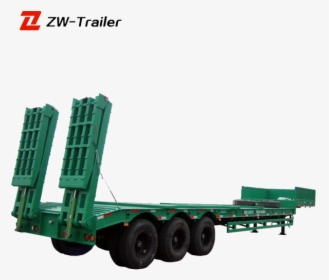 Best Sell 3 Axis Low Bed Semi Truck Trailer For Excavator - Low Bed Semi Trailers Png, Transparent Png, Transparent PNG