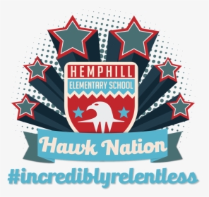Hawk Nation Png - Hemphill Elementary School, Transparent Png, Transparent PNG