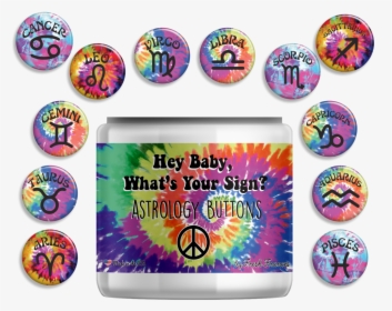 Astrology Button Jar - Circle, HD Png Download, Transparent PNG