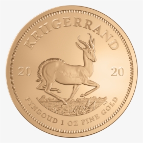 1 Oz Krugerrand 2020 Gold Coin - Krugerrand 2020 1 Oz, HD Png Download, Transparent PNG