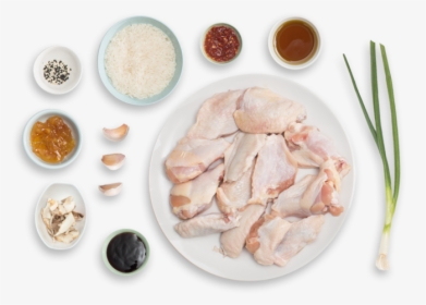 Spicy Orange Chicken Wings With Shiitake-sesame Rice - Barbecue Sauce, HD Png Download, Transparent PNG