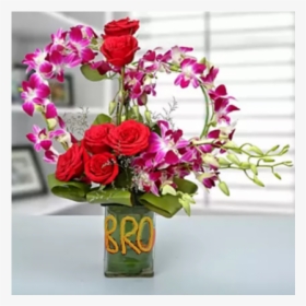 Roses And Orchids Arrangement, HD Png Download, Transparent PNG