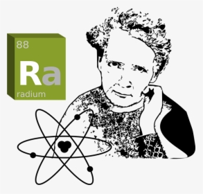 Atom-2022632 640 - Maria Curie Sklodowska Radium, HD Png Download, Transparent PNG