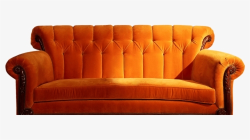 Friends Orange Couch Transparent, HD Png Download, Transparent PNG
