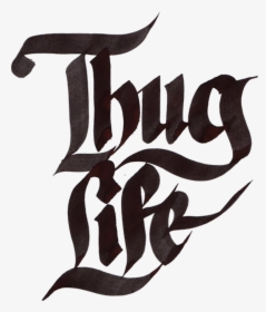 Thug Life Text Png Clipart , Png Download - Calligraphy, Transparent Png, Transparent PNG