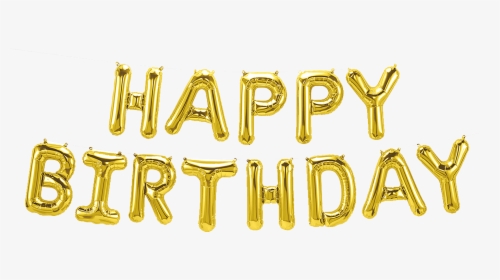 Gold Foil Happy Birthday Balloon By North Star - Happy Birthday Μπαλονια, HD Png Download, Transparent PNG