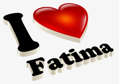 Fatima Name Stylish Wallpapers - Heart, HD Png Download , Transparent Png  Image - PNGitem